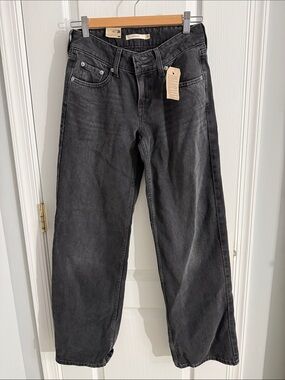 Levi's Black Wide-Leg Jeans